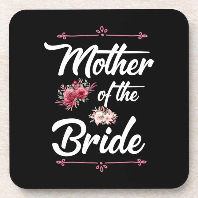 Dessous-de-verre Cadeaux de mariage | Mère de la mariée (Devant)