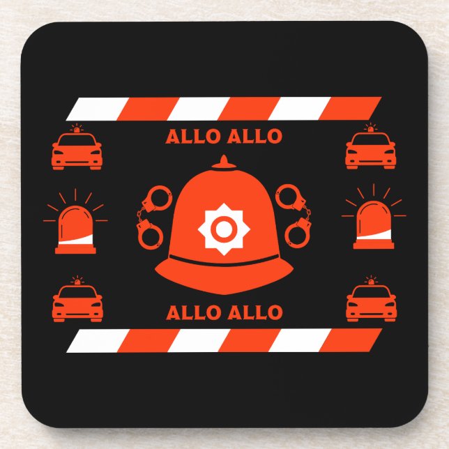 Dessous-de-verre Cadeaux Et Accessoires De Police Britannique (Devant)