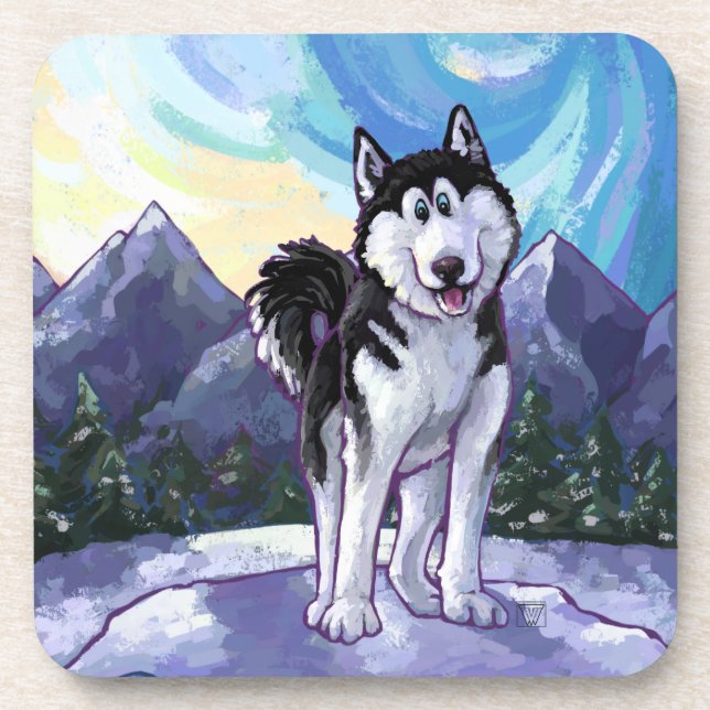 Dessous-de-verre Cadeaux et Accessoires Husky (Devant)