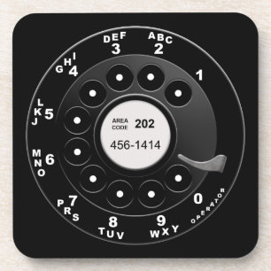 Dessous-de-verre Cadran rotatoire de téléphone