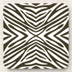 Dessous-de-verre Café Mocha Neutral Zebra