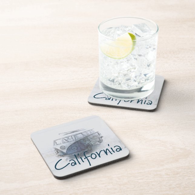 Dessous-de-verre California Beverage Coaster (Côté Droit)
