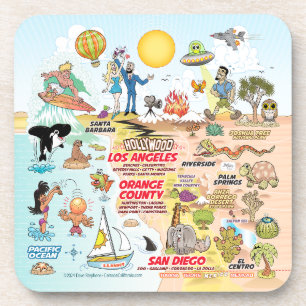 Dessous-de-verre Californie du Sud