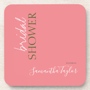 Dessous-de-verre Calligraphie Chic Mariage Minimaliste