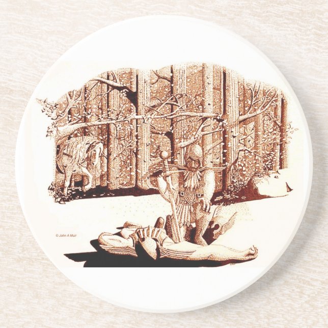 Dessous de verre - Camarade tombée (Devant)