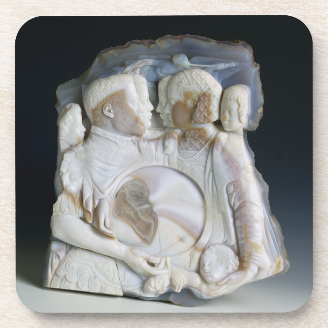 Dessous-de-verre Camée dépeignant Cosimo de Medici (1519-74) et (Devant)