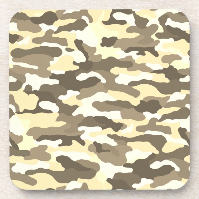 Dessous-de-verre Camouflage du désert (Devant)