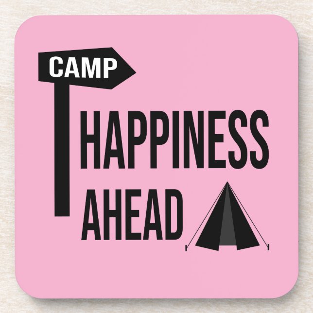 Dessous-de-verre Camping cool (Devant)