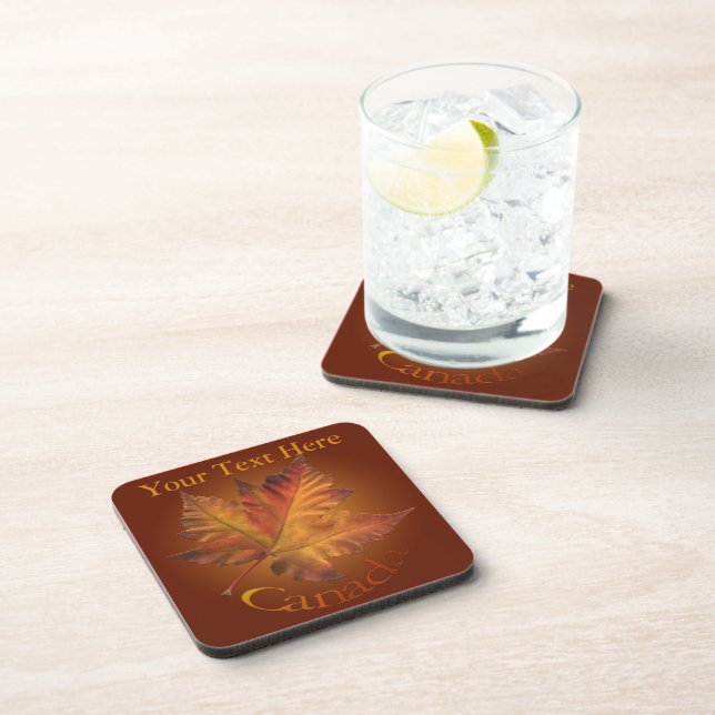 Dessous de verre Canada Dessous de verre Feuille d (Côté Droit)