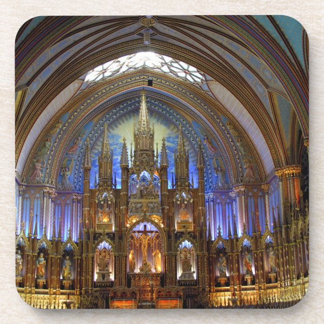 Dessous-de-verre Canada, Québec, Montréal. Intérieur de Notre 2 (Devant)