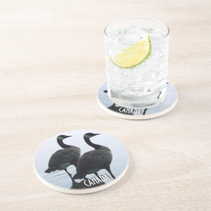 Dessous de verre canadien de l'oie Dessous de verr