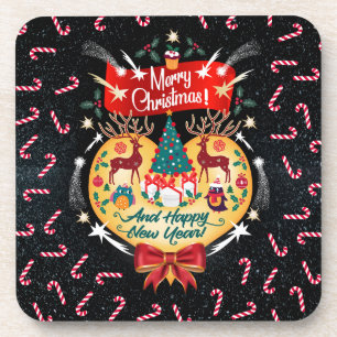 Dessous-de-verre Canettes de Noël