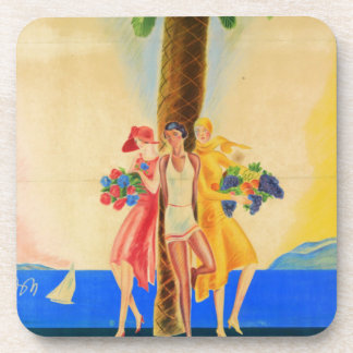 Dessous-de-verre Cannes vintage