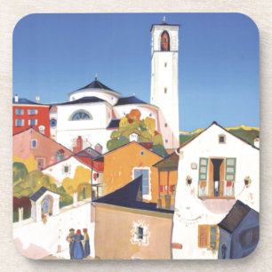 Dessous-de-verre Canton de Tessin vintage Suisse