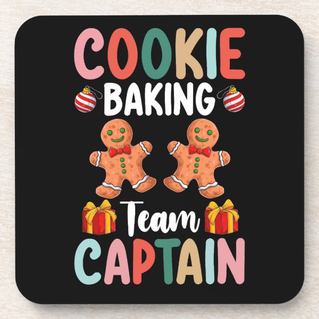 Dessous-de-verre Capitaine de l'équipe de fabrication de biscuits F (Devant)