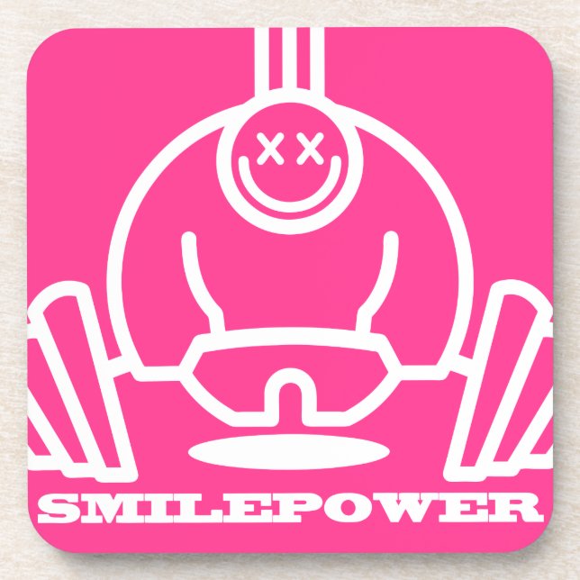 Dessous-de-verre capot de boisson smilepower (Devant)