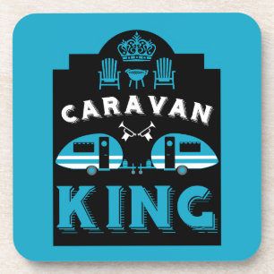 Dessous-de-verre Caravan King Cadeaux Pour Campeurs