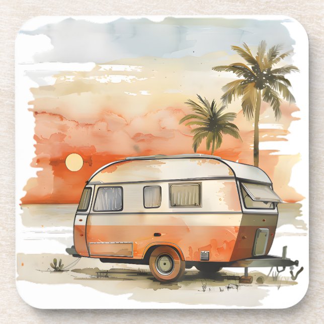 Dessous-de-verre Caravane (Devant)
