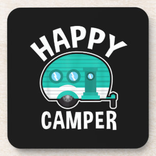 Dessous-de-verre Caravane Camping-car Vacances Drôle Camping