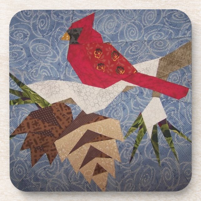 Dessous de verre - Cardinal de la vie sauvage (Devant)