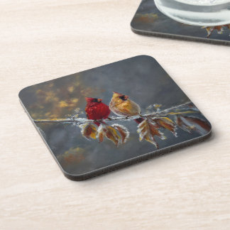 Dessous-de-verre Cardinaux "Partagez l'esprit"