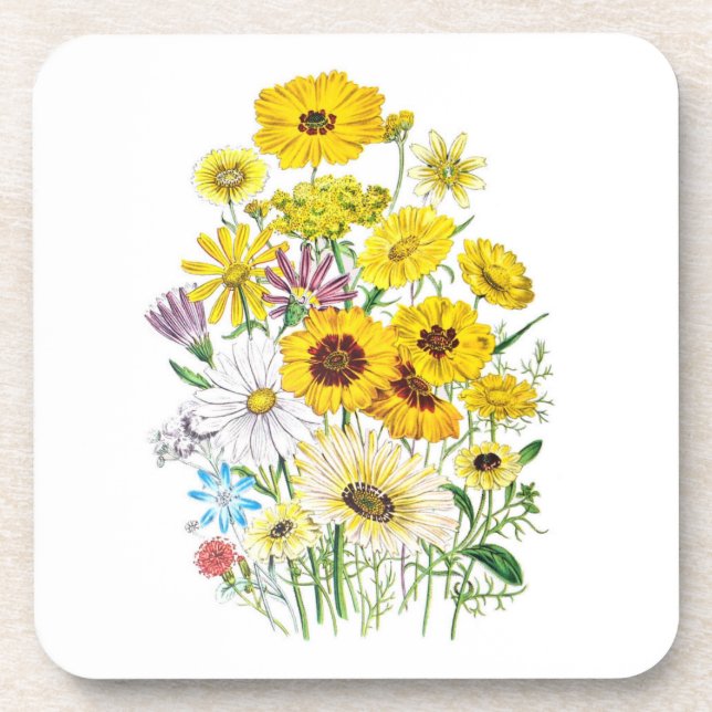 Dessous-de-verre Carnaval de fleurs (Devant)