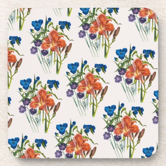 Dessous-de-verre Carnaval des fleurs (Devant)