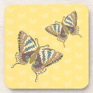 Dessous de verre Carré Aztec Swallowtail