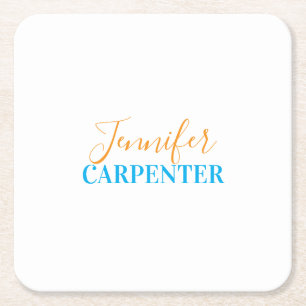 DESSOUS-DE-VERRE CARRÉ EN PAPIER