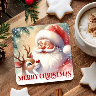 DESSOUS-DE-VERRE CARRÉ EN PAPIER