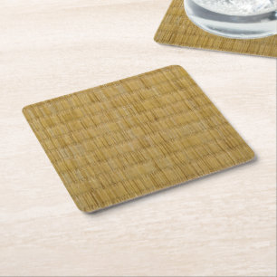 Dessous-de-verre Carré En Papier 畳 de tapis de Tatami