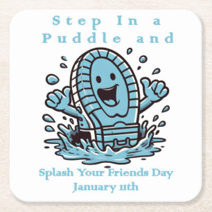 Dessous-de-verre Carré En Papier 11 Janvier - Étape Dans Une Boule Et Passez Votre