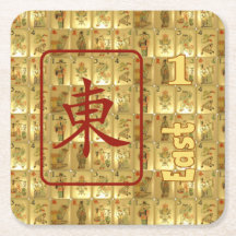 6 dessous de verre de papier - vent est