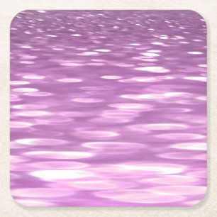 Dessous-de-verre Carré En Papier Abstrait #3 : Lilac Shimmer