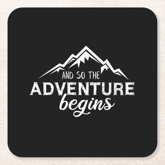 Dessous-de-verre Carré En Papier adventins (Devant)