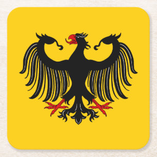 Dessous-de-verre Carré En Papier Aigle allemand