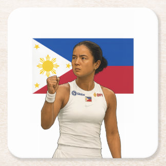 Dessous-de-verre Carré En Papier Alexandra Eala - Dessous de verre Champion de Guad