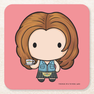 Dessous-de-verre Carré En Papier AMIS™ Rachel Chibi