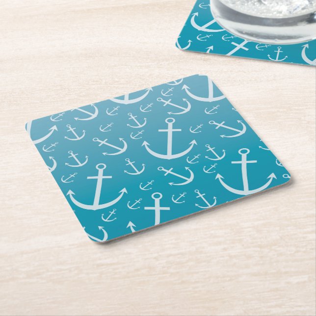 Dessous-de-verre Carré En Papier Anchor (Incliné)