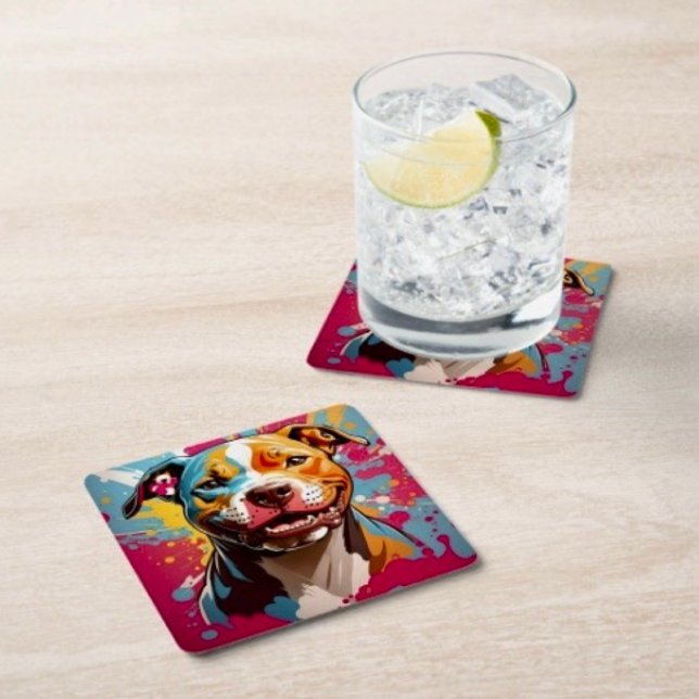 Dessous-de-verre Carré En Papier Anniversaire du Staffordshire (Créateur téléchargé)