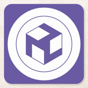 Dessous-de-verre Carré En Papier Antahkarana masculin - Yang Antahkarana