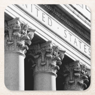 Dessous-de-verre Carré En Papier Architecture VIII de NYC