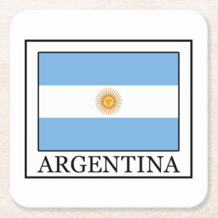 Dessous-de-verre Carré En Papier Argentine
