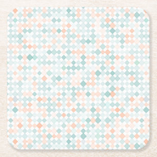 Dessous-de-verre Carré En Papier Arrière - plan abstrait avec de petites taches