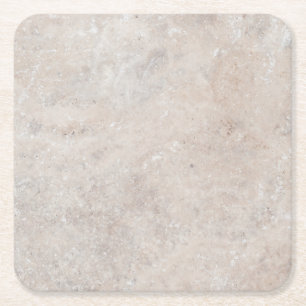 Dessous-de-verre Carré En Papier Arrière - plan naturel de la Travertine Travertin