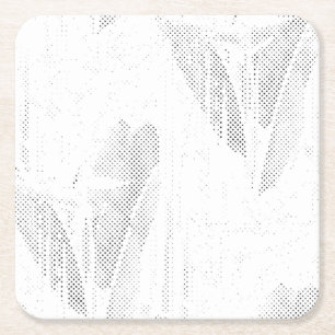 Dessous-de-verre Carré En Papier Art de ligne, Coquillage, Dessous de verre papier