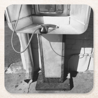 Dessous-de-verre Carré En Papier Art original : "négligence par défaut "