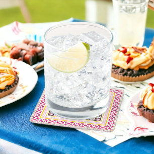 Dessous-de-verre Carré En Papier Art traditionnel