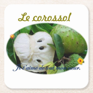 Dessous-de-verre Carré En Papier Assiette en carton