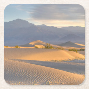 Dessous-de-verre Carré En Papier Aube de désert